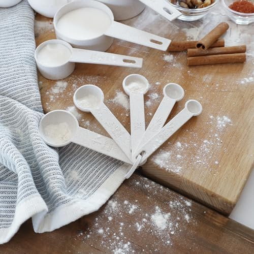 Beille 6pc Wheat Straw Kitchen Utensil Set Peeler Cutter Grater Spoons and Cups - Image 5