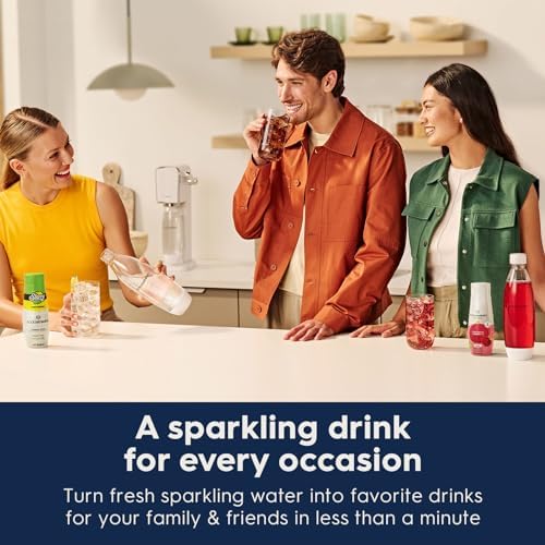 SodaStream Terra Sparkling Water Maker (Misty Blue) with CO2, DWS Bottle and Bubly Drop - Image 4