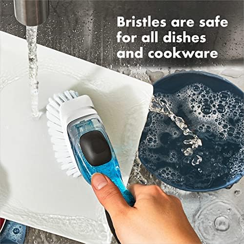 OXO Good Grips Soap Dispensing Dish Brush Storage Set - Image 3