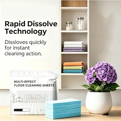 100 Piece Multi-Surface Floor Cleaning Tablets, Multi Effect Floor Cleaner Sheets, Floor Cleaning Tablets Sheets for Mopping for Hardwood, Laminate Floors, Wall Tiles, Glass - Image 6