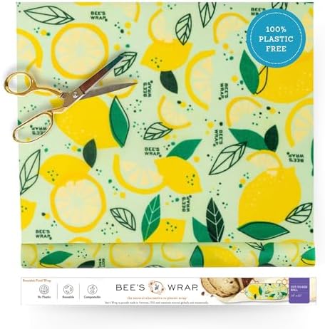 Bee's Wrap Beeswax Wrap Roll, 14 x 52 in - Fresh Squeeze by BeesWrap