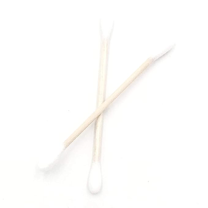 Wooden Cotton Swabs (1600) 100% Cotton Double Tipped Cotton Buds Wood Stick Qtip