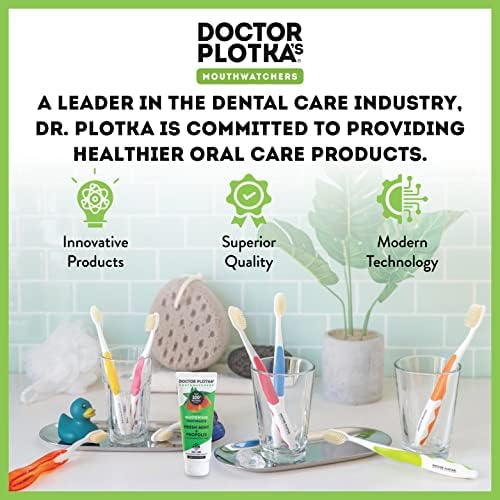 MOUTHWATCHERS Soft Flossing Manual Toothbrush, Adults, 4-Pack, Green - Image 6