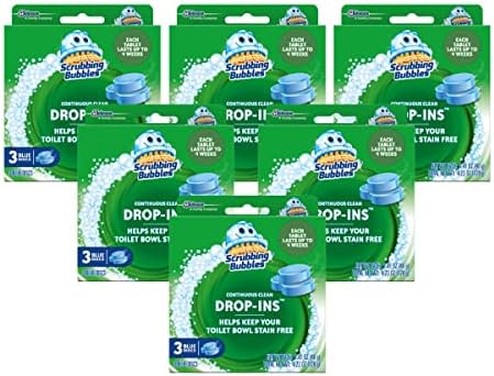 Scrubbing Bubbles Continuous Clean Toilet Tank Drop-Ins, 3 Count, (6-Pack) by ScrubbingBubbles