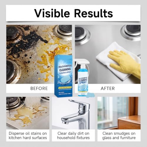 Multi-Purpose Cleaner - Spray Bottle and 5x Cleaning Tablets - Image 5
