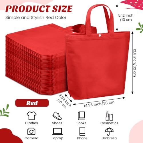 Paterr 100 Pcs Reusable Shopping Bags Bulk - Image 4