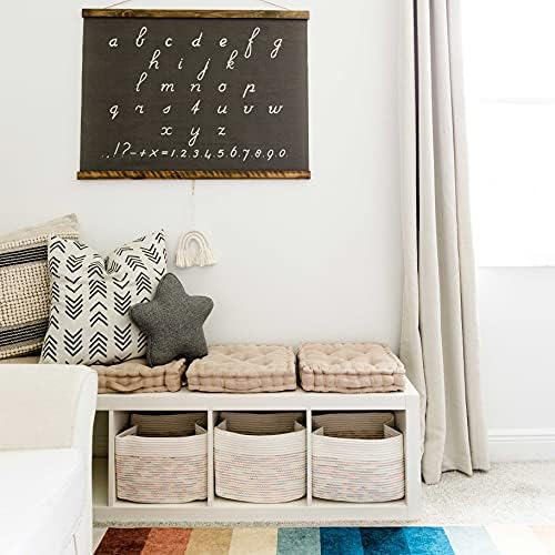 OrganiHaus Rainbow Baskets for Shelves, Set of 3, 15x9x10 - Image 5