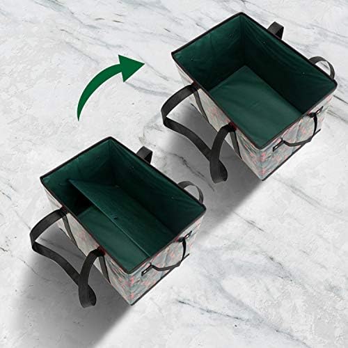 Foraineam Reusable Grocery Bags Set Durable Heavy Duty Tote Bag Collapsible Grocery Shopping Box Bag with Reinforced Bottom - Image 4
