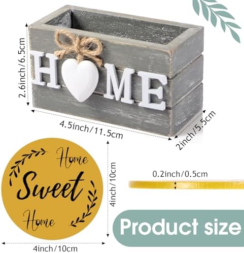Queekay House Warming Gifts New Home Farmhouse Coasters Set of 6, Boho - Image 2