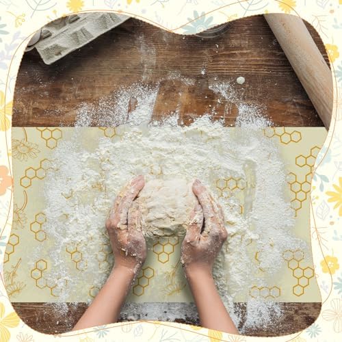 3 Rolls Reusable Beeswax Food Wrap, 13'' x 59'' - Image 6