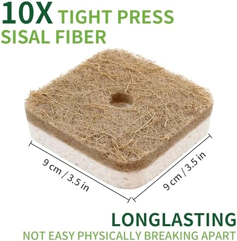 12Pack Kickleen Natural Kitchen Scrub Dish Sponges with Suction Hanger - Image 5