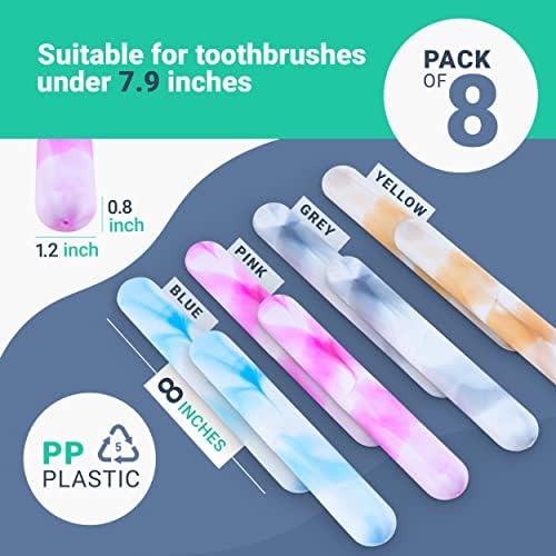 Travel Toothbrush Case, Plastic Tooth brush Holder Travel Covers - Image 2