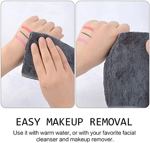 Microfiber Facial Cloths Fast Drying Washcloth 12inch x 12inch Grey 10 pack - Image 2