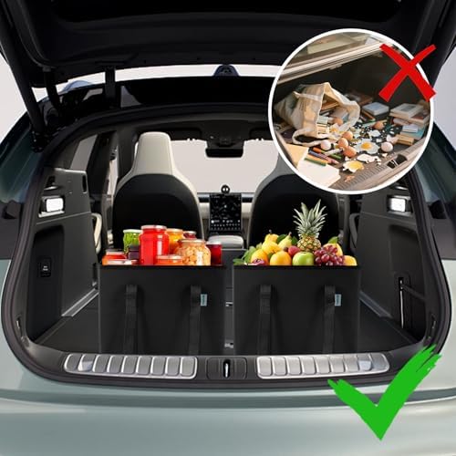 Reusable Grocery Bags Foldable 4-Pk, Heavy Duty Large Reusable Shopping Bags with Handles, Collapsible Tote - Image 5