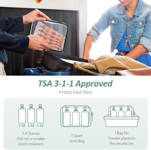 PACKISM 11 Pack Travel Pouches for Toiletries - 90ml 3 oz Liquid Container - Image 2
