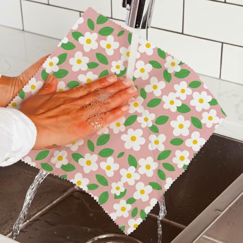Reusable Beeswax Wrap, Spring Floral Daisy Wraps, 9 Pack Eco-Friendly Beeswax Wraps For Food, Organic, Sustainable, Biodegradable, Zero Waste, Plastic-Free Food Storage, 1XL, 3M, 5S - Image 6