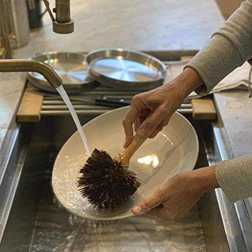 Fox Run Kitchen Brush Set of 3, Pot, Dish, and Bottle Scrub Brush with Natural Bristles - Image 4