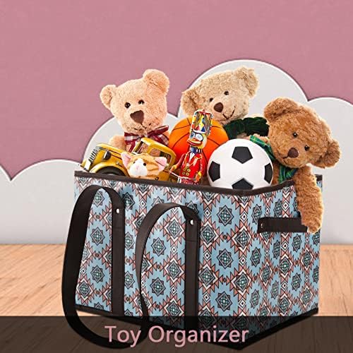 Foraineam Reusable Grocery Bags Set Durable Heavy Duty Tote Bag Collapsible Grocery Shopping Box Bag with Reinforced Bottom - Image 7