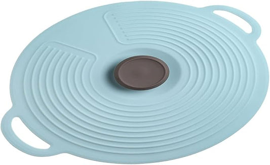 VILLCASE Flexible Silicone Seal Pot Lid Large Nordic Green Microwave Bowl Cover for Food Fresh Keeping Heat-resistant Anti-scalding Reusable Silicone Storage Cover