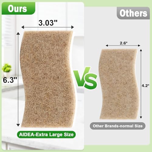 AIDEA XL Sponges Kitchen, 12Count, Non-Scratch Dish Sponges - Image 2