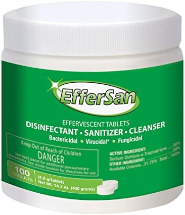 Effersan Effervescent Sanitizer - 100 Count by EfferSanDisinfectingtablet