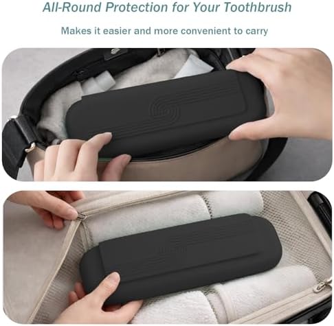 Silicone Toothbrush Travel Case, Pro Large Toothbrush Case for Traveling - Image 3