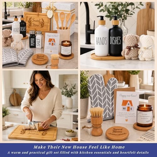 House warming gifts new home basket, New Home Gift Basket (21-Piece) – Thoughtful Housewarming Gift for Families & Couples - Image 3