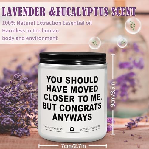 Housewarming Gifts New Home, Best Housewarming Gifts 2026 - Handmade Lavender Scented Candle - New Home Gift Candle Ideas, House Warming Gift for Friends Couple New Homeowner (7oz) - Image 3