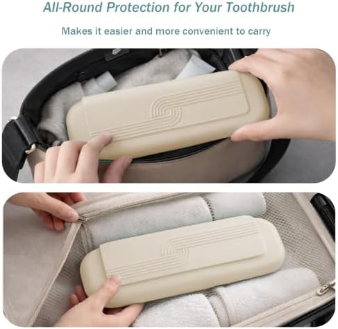 Silicone Toothbrush Travel Case, Pro Large Toothbrush Case for Traveling - Image 3