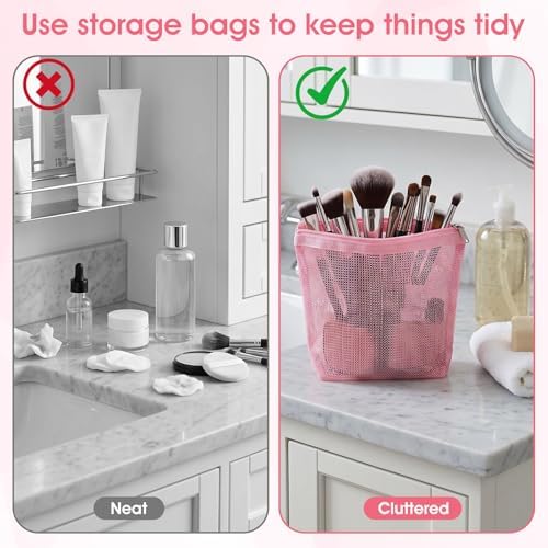 2pcs Toothbrush Bag, Mesh Travel Bag Toothbrush Travel Bags - Image 4