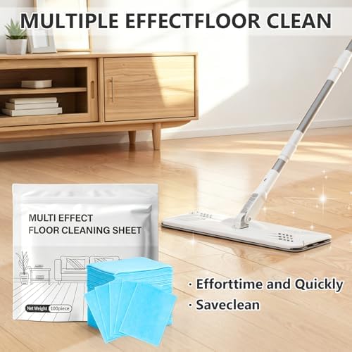 100 Piece Multi-Effect Floor Cleaning Tablets, Multi- Surface Cleaner for Hardwood, Tile, Laminate and More, Eco-Friendly Plant-Based Formula pet friendly (Blue) - Image 4