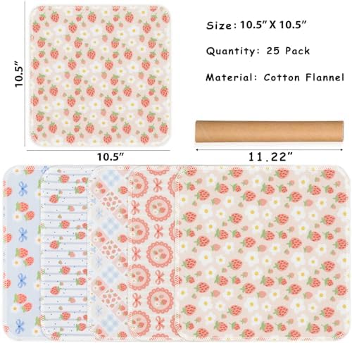 25 Pack Reusable Tissue Paperless Towel Roll Washable Cotton for Kitchen Towels Zero Waste Products Replacement Tissue (RT-G) - Image 2