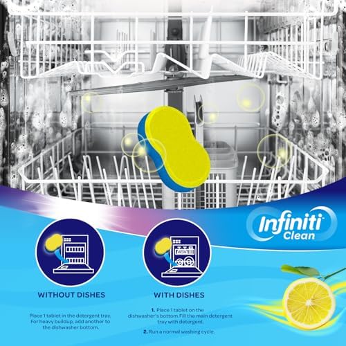 Dishwasher Cleaner and Deodorizer Tablets - Deep Clean Dishwasher Cleaner Tablets, Septic Safe, Natural Limescale Remover - Compatible with All Models (24 Pack) - Image 5