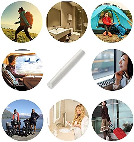 Portable Travel Toothbrush Case, Lipstick–like Plastic Toothbrush Holder Toothbrush Case Breathable Design with Air Hole More Hygienic Toothbrush Tube for Home Daily Travelling (White) - Image 4