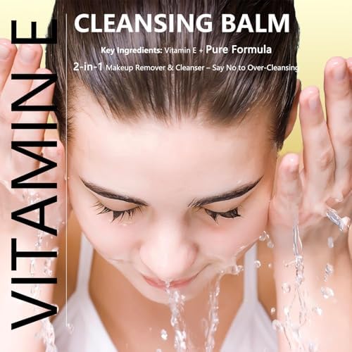Vitamin E Cleansing Balm (3oz) – Removes Waterproof Makeup & SPF - Image 5