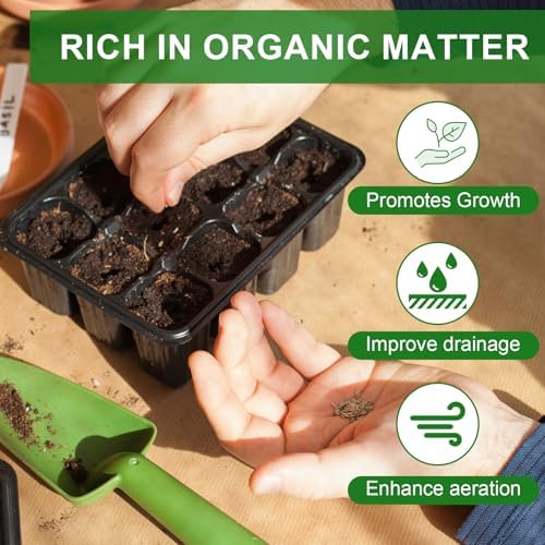 Doter Seed Starter Potting Soil Mix 4qt, Seed Starting Mix for Germination and Growth, Loamy Compost Well-Drainaged Soil Fit for Vegetable, Flower, houseplant - Image 4