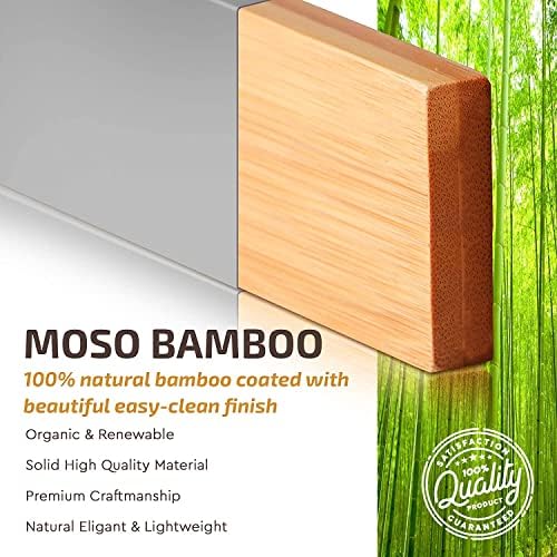 Bambüsi Bamboo Drawer Dividers 6 Pack - Deep Drawer Organizer, Adjustable 16 to 22 Inch Expandable Dividers, 2.6 Inch High Wood Separators for Kitchen, Clothes, Bedroom, Bathroom, Office - Grey - Image 6