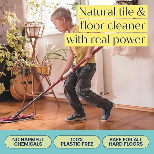 Fab Tab Floor Cleaner Tablets - Streak-Free Mop Solution for Tile, 24 Count - Image 2