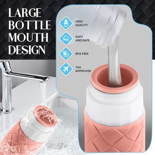 Silevoler Travel Bottles for Toiletries, TSA-Approved Travel Size Container - Image 6