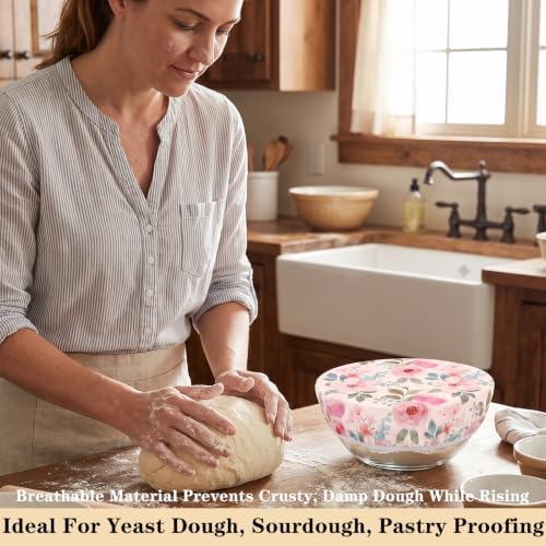 Sitsink Beeswax Bowl Covers Floral Reusable Food Wrap 5 Pack - Image 4