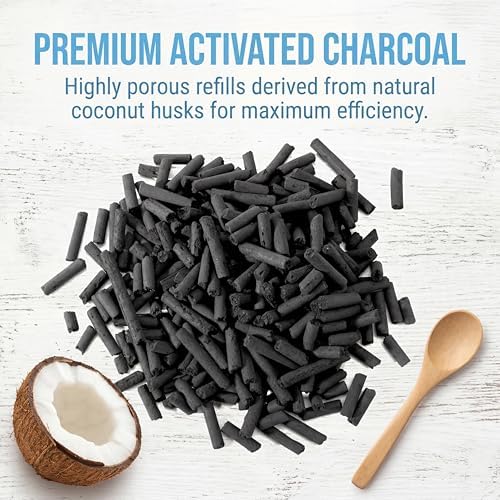 Odor Absorbing Activated Charcoal Filter Refills 2-Pack(2 Lbs/930g) - Image 3