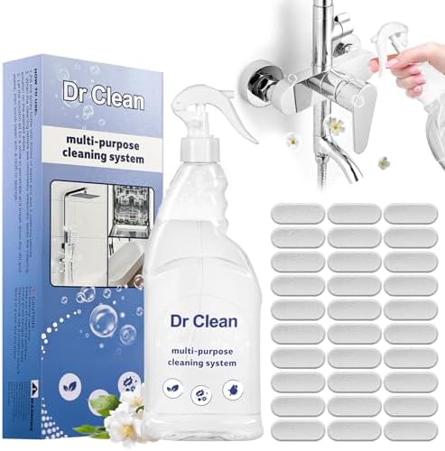 Updated Spray Cleaner for Ovens,Concentrated Cleaning Tablets, Instant Dissolving, Stain Removal Spray, Multi-Surface Cleaner for Kitchen, Bathroom & More (30PCS) by Unknown