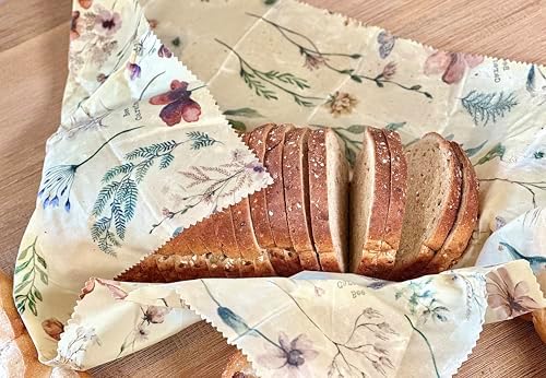 Beeswax Wrap for Bread - Reusable Eco-Friendly Sustainable Food Storage Solution, Keeps Bread Fresher Longer, Natural Alternative to Plastic Wrap - Image 3