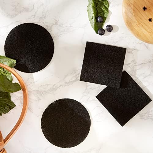 RSVP International Charcoal Compost Bin Filter 2-Piece Set Helps Keep Kitchen Smelling Fresh, Replacement - 1 Gallon Bin/Pail - Image 5