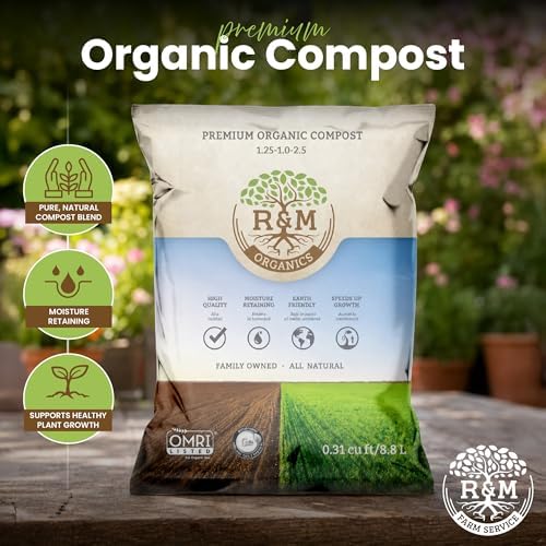 R&M Organics Compost Soil Amendment Fertilizer for Garden Plants & Lawns - Image 2