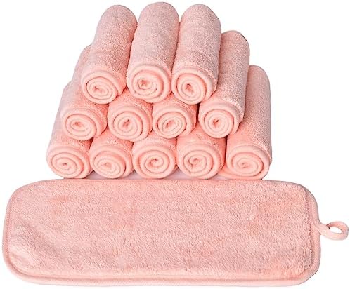 Makeup Remover Cloths Face Pads Reusable Microfiber Facial Cleansing Cloths by BloomSesame