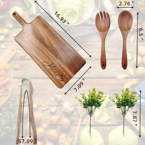 Housewarming Gifts New Home Gift Idea 2026, First Home Gift for Women Men Homeowner, Closing Gifts for Home Buyers, Wooden Cutting Boards Gift Set, New Apartment Essentials New Adventure New Memories - Image 2