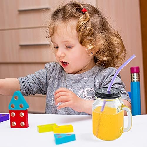 Reusable Silicone Drinking Straws, 16 Pcs Long Flexible Straws with 4 Cleaning Brushes for 20 and 30 oz Yeti/Rtic/Ozark Tumblers, BPA free, no Rubber Taste - Image 4