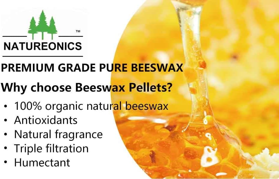 Beeswax Pellets 1 lb, Triple Filtered Pastiles for Candle Making, Natural Beeswax for Beeswax Wraps & Pine Resin Food Wraps, Wax for Candle Making, Stamps, DIY Projects. - Image 2