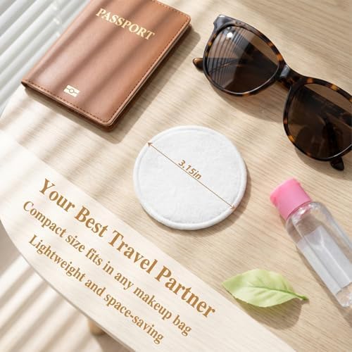 MAQIHAN Reusable Makeup Remover Pads - 15PCS Reusable Cotton Rounds - Image 5